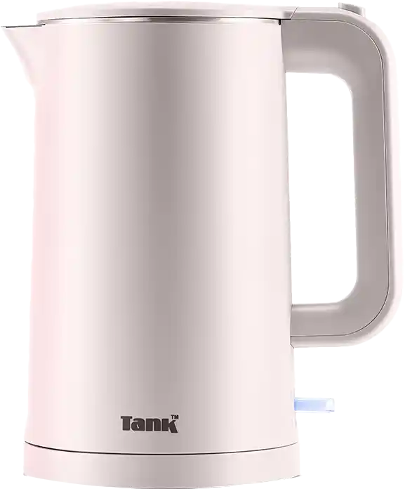 Tank Safe Touch Classic Electric Kettle, 1.5L, 1500W, Stainless Steel, Pink, GS-EK2417