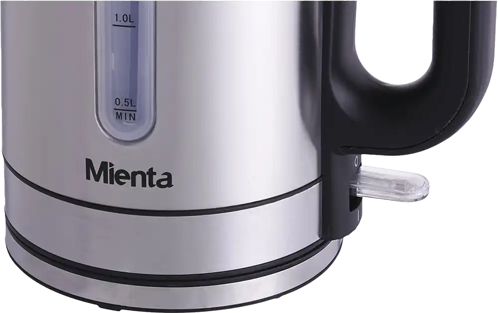 Mienta Stainless Electric Kettle, 1.7 Liter, 2150 Watt, Silver, EK20920A