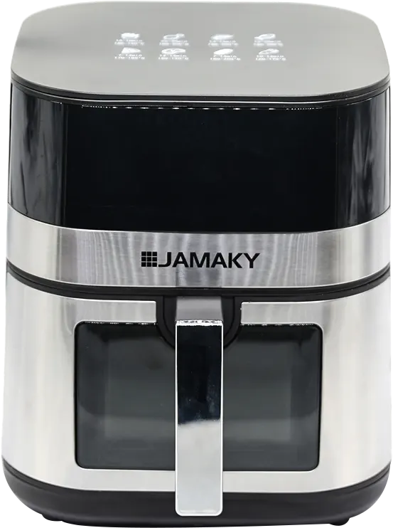 قلاية هوائية جماكي، 1600 وات، 6.5 لتر، شاشة تاتش ديجيتال، أسود، JMK 5018