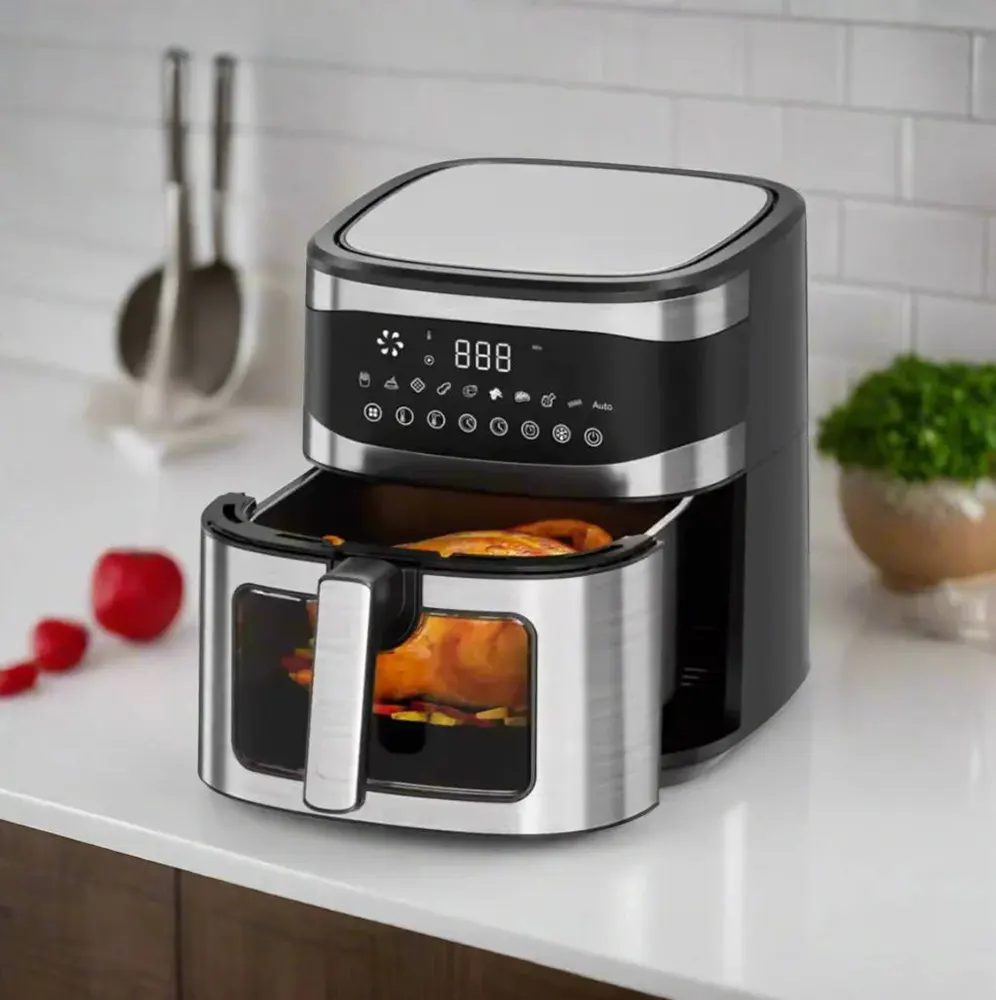 قلاية هوائية جماكي، 1600 وات، 6.5 لتر، شاشة تاتش ديجيتال، أسود، JMK 5018