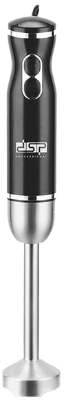 DSP Hand Blender , 500 Watt , 2 Speeds , Stainless Steel , Black , KM1149