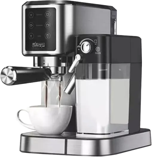 DSP Coffee Maker, 1350 Watt, 20 Bar, 1 Liter, Black, KA 3104