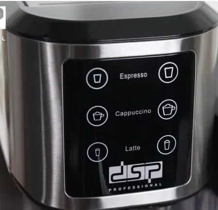 DSP Coffee Maker, 1350 Watt, 20 Bar, 1 Liter, Black, KA 3104