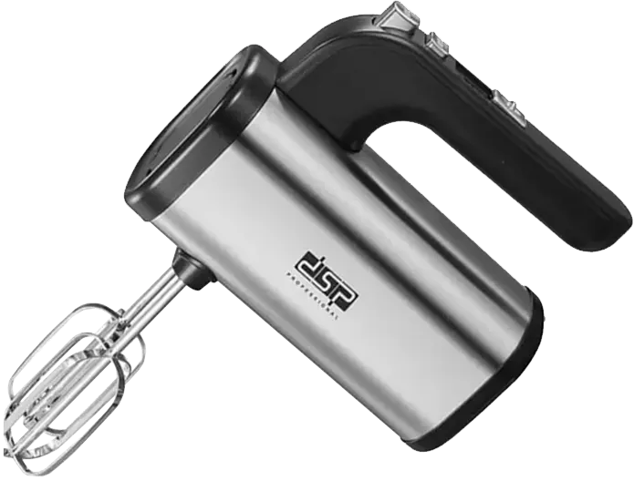 DSP Egg Mixer, 300 Watt, 5 Speeds, Stainless Steel, Silver, KM 2092