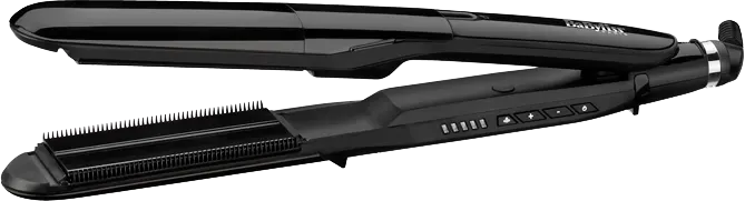 مكواة فرد الشعر بيبي ليس، للاستخدام الجاف والرطب، بالبخار، أسود، ST492E