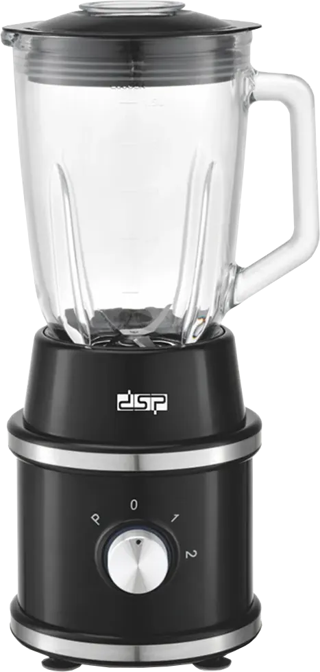 DSP 2-in-1 Electric Blender, 350W, 1.5L, with Grinder, Black, KJ 2096