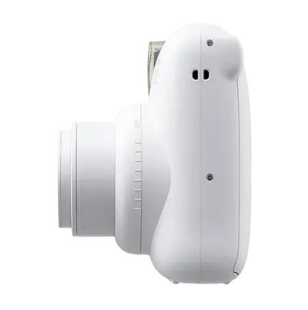 Fujifilm Instax Mini 12 Instant Camera, 60mm, Auto Film Eject, Built-in Flash, Clay White