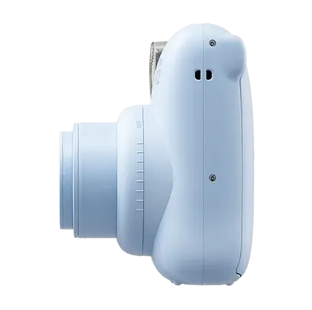 Fujifilm Instax Mini 12 Instant Camera, 60mm, Auto Film Eject, Built-in Flash, Pastel Blue
