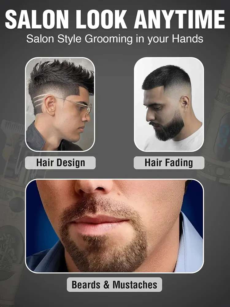 VGR Electric Hair Clipper for men, for dry use, Multi color, V-228