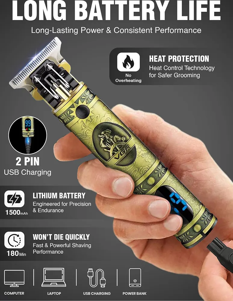 ماكينة حلاقة كهربائية للرجال في جي ار، استخدام جاف، ألوان متعددة، V-228