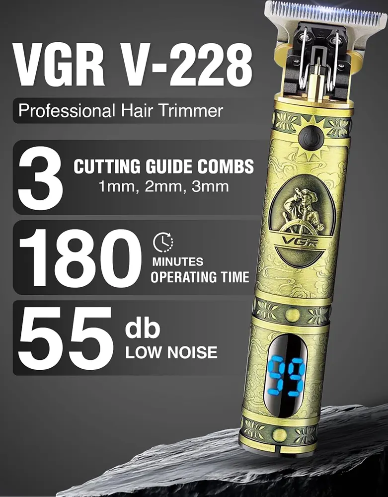 ماكينة حلاقة كهربائية للرجال في جي ار، استخدام جاف، ألوان متعددة، V-228