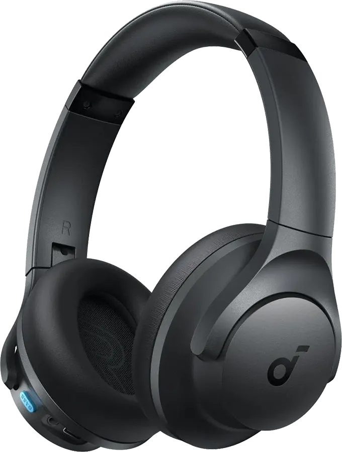 سماعة رأس لاسلكية أنكر ساوند كور Q11I ، بلوتوث 5.3، وقت تشغيل 60 ساعة ، شحن سريع ، رمادي، A3005HA1