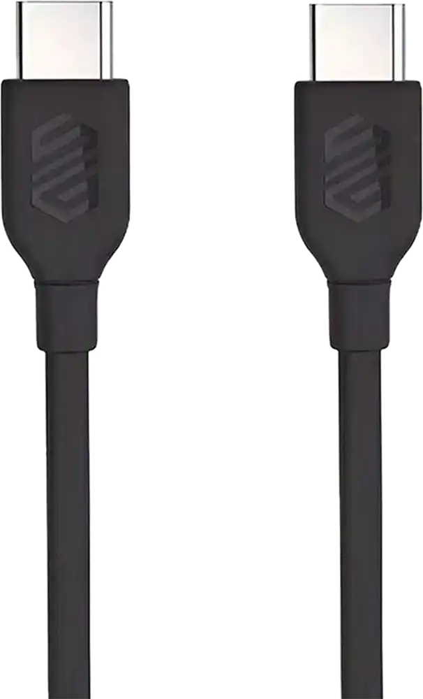 كابل شحن سمارت جيت, بطول 1 متر , USB-C إلى USB-C ,بقوة 60 وات SGCA , أسود , PCCF100B