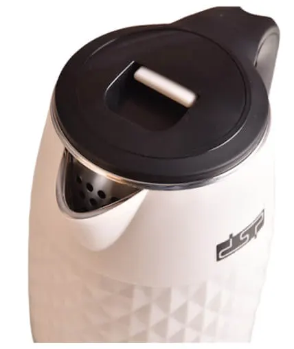 غلاية كهربائية دي اس بي ، 1500 وات ، 2.5 لتر، استانلس ، ابيض ، KK1142