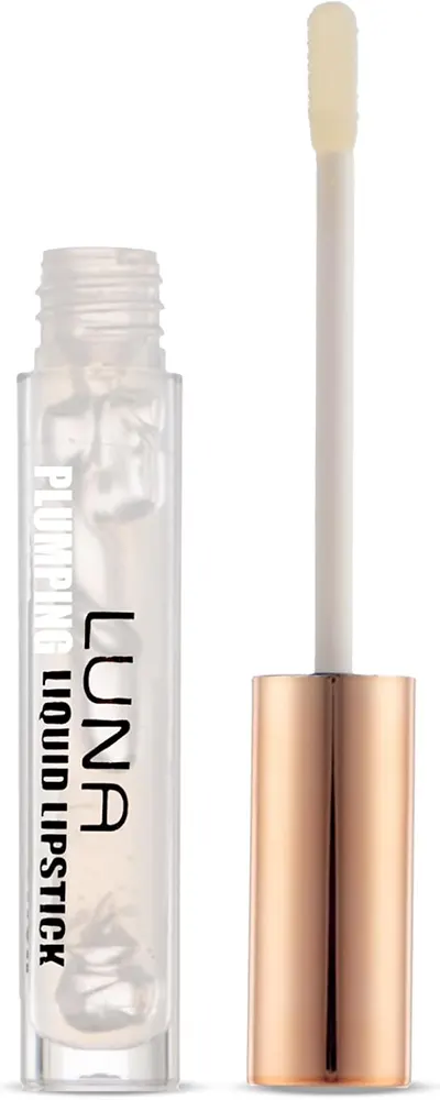 Luna Plumping Liquid Lipstick, 884 Transparent
