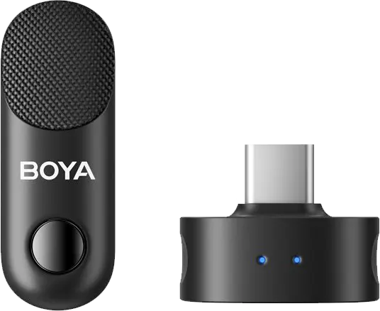 BOYA Magic 05 Wireless Microphone, AI Noise Reduction, 2.4GHz Frequency, 100m Range, Versatile, Black