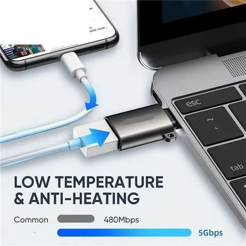 Joyroom Lightning to USB OTG Adapter, Black S-H156