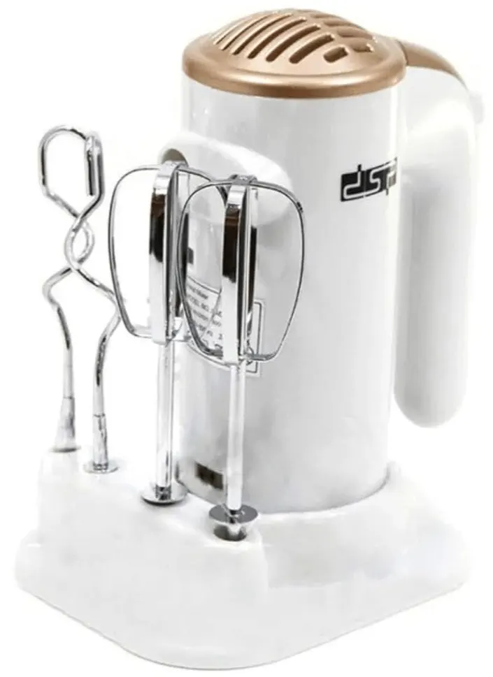 DSP Hand Mixer, 200 Watt, 5 Speeds, White, KM2021