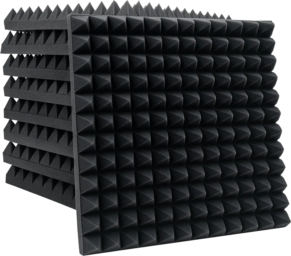 Soundproof Foam Set, 30cm*30cm, 5cm Thickness, 12 Pieces, Black, TA-30
