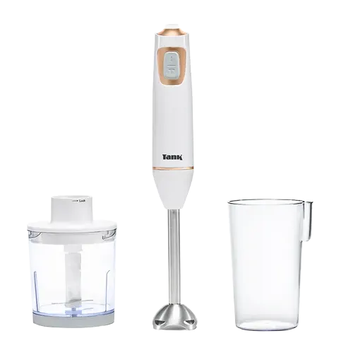 هاند بلندر تانك ، 600 وات، كبة 500 مل، كوب 600 مل، 5 سرعات + تربو، أبيض x ذهبي وردي، CM-6003-1 31-004-0003