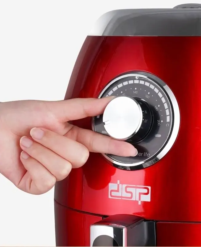 DSP Air Fryer, 1350 Watts, 3 Liters, Red, KB2048A