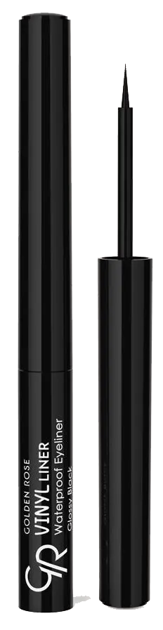 Golden Rose Vinyl Liner Waterproof Eyeliner Gloss, Black