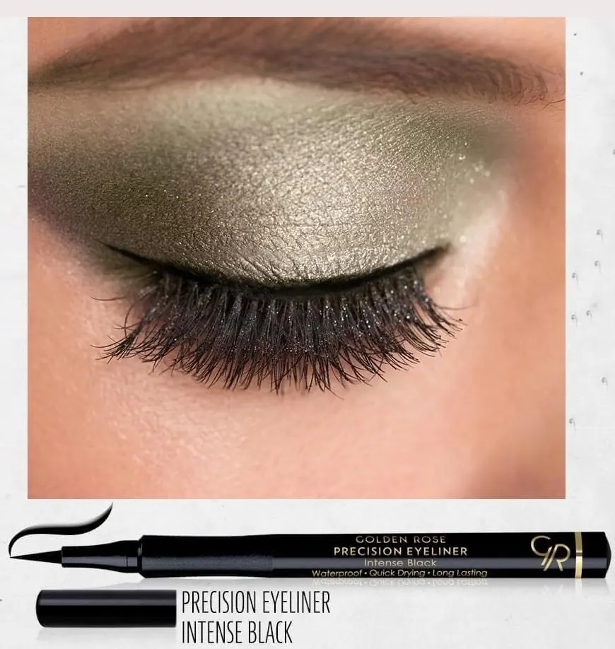 Golden Rose Precision Eyeliner, Black