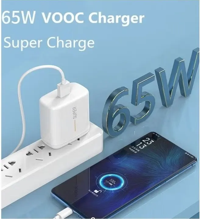 شاحن اوبو فووك ، 65 وات ، شحن سريع  ، ابيض ،  YCA7GAEH