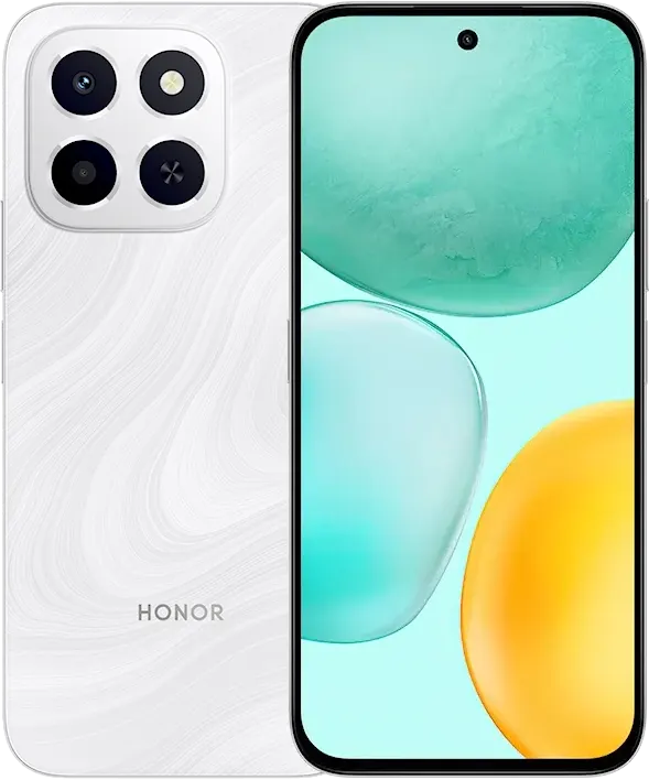 Honor X6C Dual SIM Mobile, 256GB Internal Memory, 6GB RAM, 4G LTE, Moonlight White