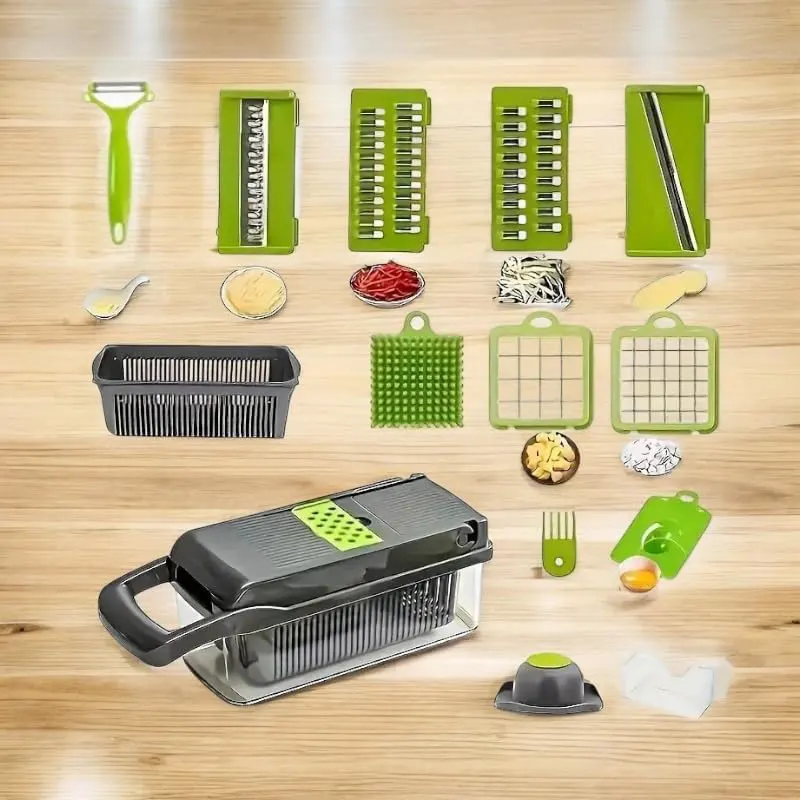 Vegetable Cutter 16-Piece  , 48-3