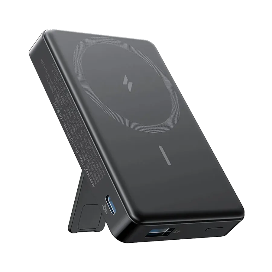 باور بانك أنكر زولو ماجناتيك ، 10000 مللي أمبير ، 30 وات ، اسود ،A1684611