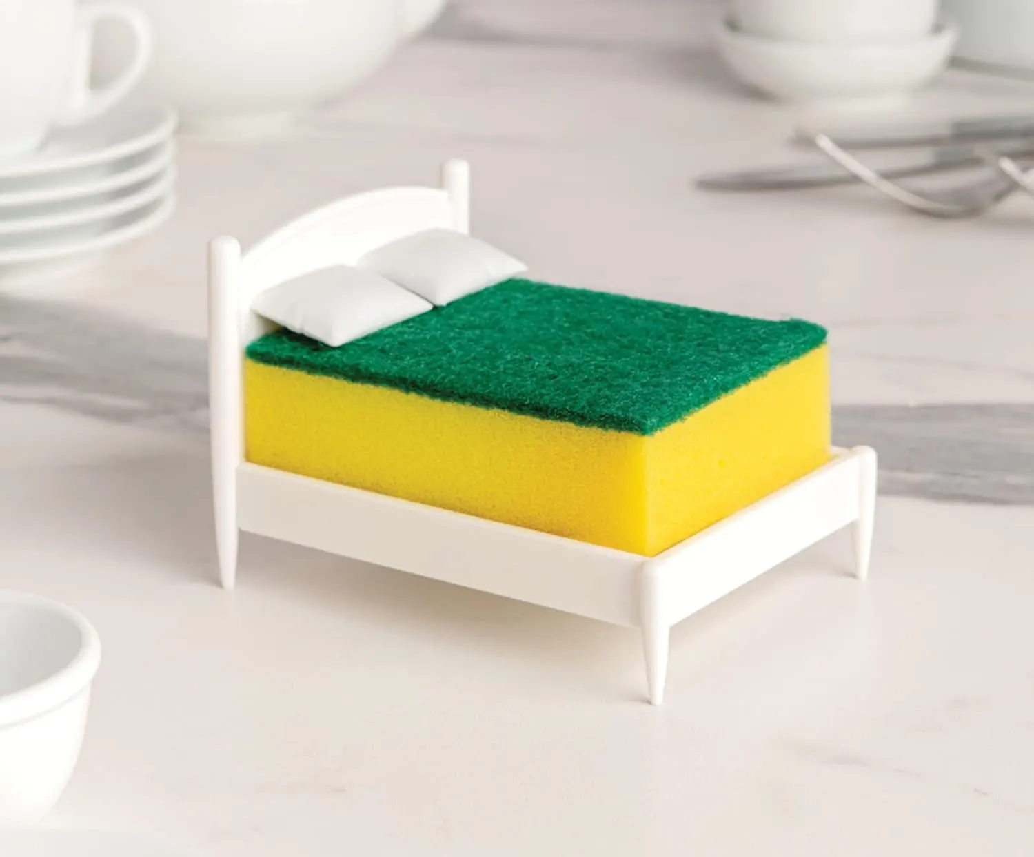 Cleaning Sponge With Bed Holder, 516-1