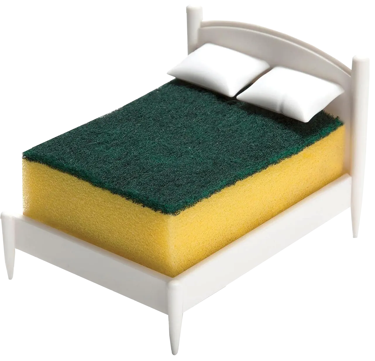 Cleaning Sponge With Bed Holder, 516-1