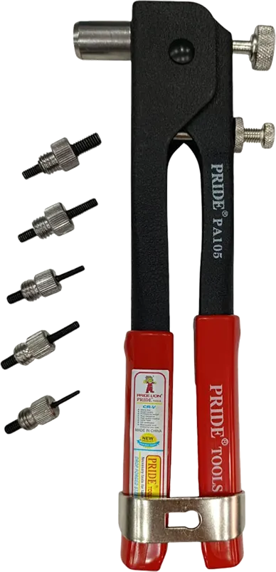 Pride Rivet Nut Pliers, 3-8 mm, Black x Red, PA105*24-8