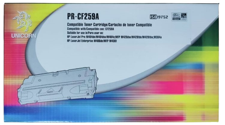 Unicorn Toner Cartridge, for HP LaserJet Printers, Model PR-CF259A