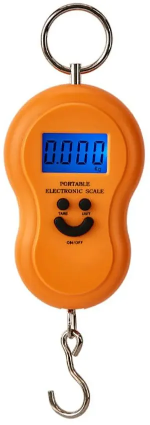 ميزان رقمي  الكتروني 50 كجم صغير الحجم محمول بإضاءة خلفية للأمتعة مع شاشة ، متعدد الالوان ،  3652