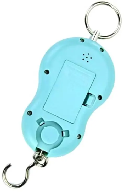 ميزان رقمي  الكتروني 50 كجم صغير الحجم محمول بإضاءة خلفية للأمتعة مع شاشة ، متعدد الالوان ،  3652