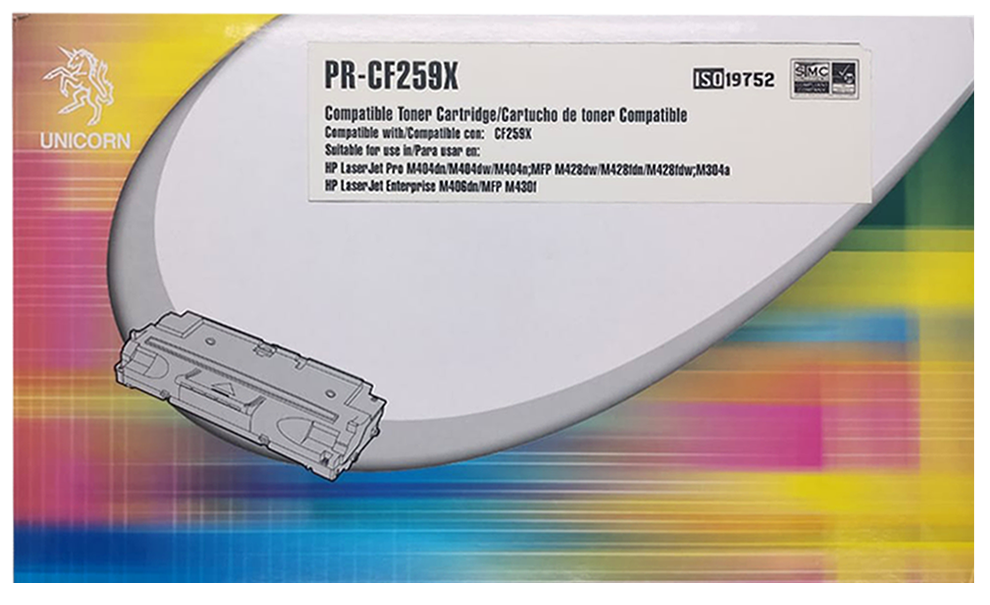 Unicorn Toner Cartridge, for HP LaserJet Printers, Black, Model PR-CF259X