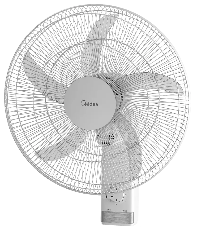 مروحة ستاند ميديا ، 18 بوصة ، 3 سرعات ، 5 ريشة ، أبيض ، FS45-25MT-W ، (بضمان ميراكو 19111 )