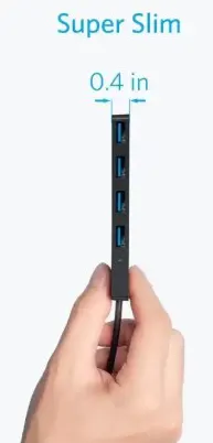 ANKER 4-PORT ULTRA SLIM USB 3.0 DATA HUB A7516 A7516016