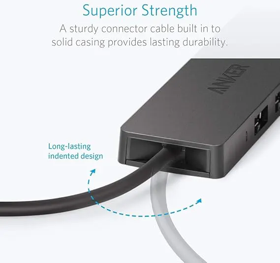 ANKER 4-PORT ULTRA SLIM USB 3.0 DATA HUB A7516 A7516016