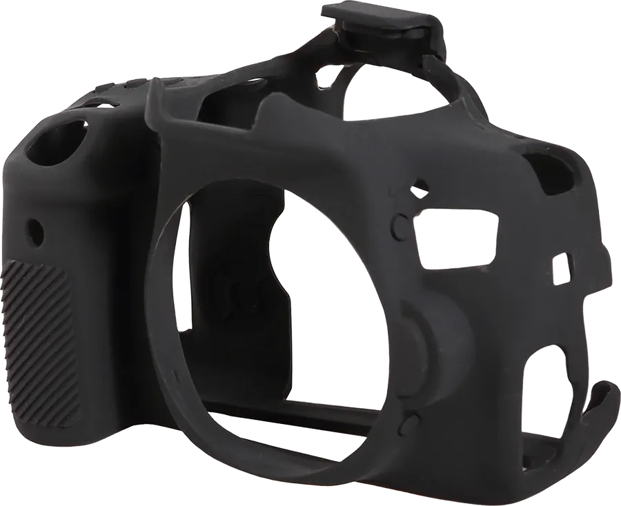 EasyCover Camera Body Protective Case for Canon 750D, Silicone, Black