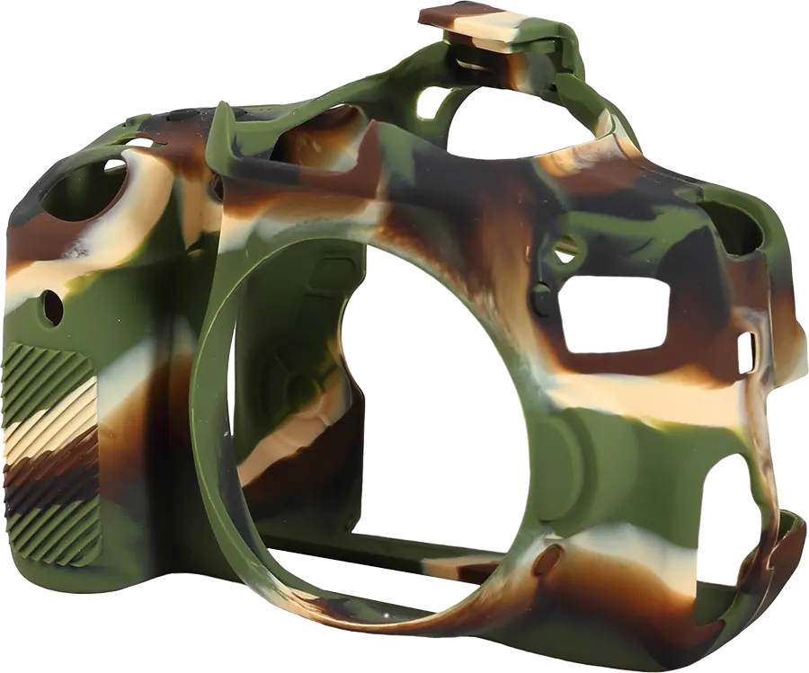 EasyCover Camera Body Protective Case for Canon 750D, Silicone, Camouflage