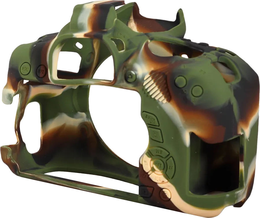 EasyCover Camera Body Protective Case for Canon 750D, Silicone, Camouflage