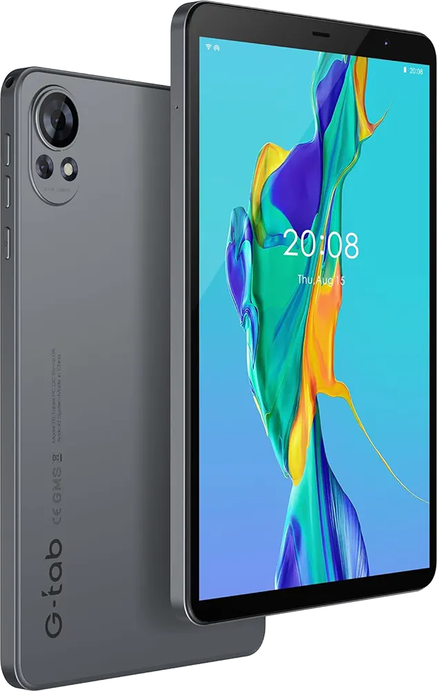 تابلت جي تاب تي 8 اس، شاشة 8 بوصة، ذاكرة داخلية 64 جيجابايت، رامات 4 جيجابايت، واي فاي فقط، لون رمادي