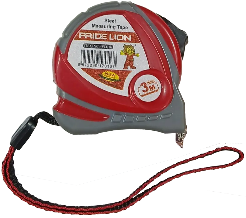 Pride Measuring Tape, 3m x 16mm, Red, PL016*120-6
