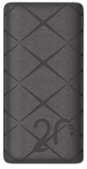 باور بانك انفينكس اكس باور ، 20000 مللي امبير ، 15 وات ، شحن سريع ، أسود ، XP20