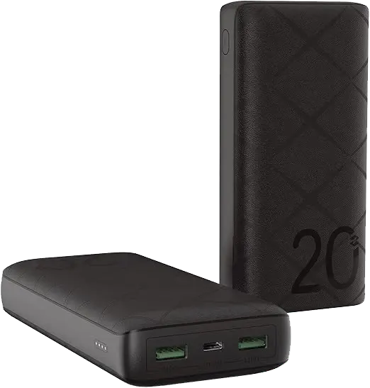 باور بانك انفينكس اكس باور ، 20000 مللي امبير ، 15 وات ، شحن سريع ، أسود ، XP20