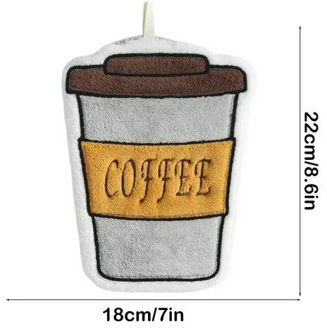 فوطة مطبخ شكل  كوفى  ، 4252