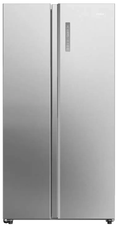Haier Side by Side No Frost Refrigerator, 638 Liters, 2 Doors , Inverter Technology, Digital Display, Silver, HRF-768SDSM